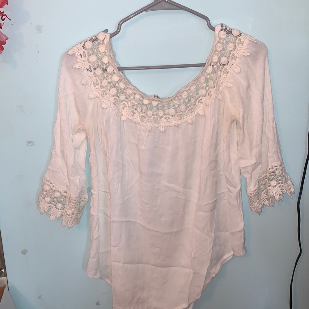 Off the shoulder blouse